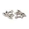 Non-Tarnish 304 Stainless Steel Pendant Rhinestone Settings LS-STAS-C070-21P-2