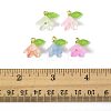 50Pcs Transparent Acrylic Pendants PALLOY-FS00043-01-5