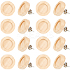40Pcs Wooden Stud Earring Findings FIND-SC0008-96A-1