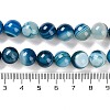 Natural Striped Agate/Banded Agate Beads Strands G-Z060-A01-C11-5