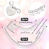 4Pcs 2 Style Iron Shoe Chain DIY-FG0003-14-2