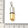 Ion Plating(IP) 304 Stainless Steel Pendants STAS-D110-46GP-3