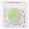 1Box ABS Plastic Imitation Pearl Dome Cabochons SACR-JP0001-18-3