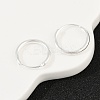 Brass Hoop Earrings EJEW-F378-02S-3