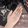 12Pcs 6 Style 201 Stainless Steel Pendants STAS-UN0020-22P-2