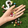 11 Style Sports Theme Acrylic Beads OACR-YW0001-92-5