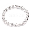 Tarnish Resistant 304 Stainless Steel Multi-strand Bracelets BJEW-G596-08P-1