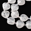 Natural Quartz Crystal Beads Strands G-P570-E21-02-5