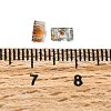 2-Hole Transparent Glass Seed Beads SEED-S023-30B-32-3