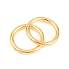 Brass Closed Jump Rings KK-D257-01G-01-2