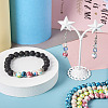 6 Strands 6 Colors Synthetic Turquoise Dyed Beads Strands TURQ-TA0001-03-6