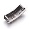 304 Stainless Steel Slide Charms STAS-E454-32AS-2