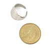 304 Stainless Steel Wide Cuff Rings for Women RJEW-G338-20P-4
