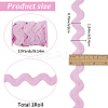 10 Yards Polyester Lace Ribbon OCOR-GF0006-01-2