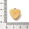304 Stainless Steel Pendants STAS-Q346-06G-02-3
