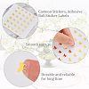 80 Sheets 2 Color Cartoon Animal Meal Stickers DIY-OC0008-67A-4