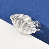Brass Cuff Rings for Women RJEW-H256-20-P-4