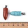 Natural & Synthetic Mixed Stone Pendants G-N349-16P-3