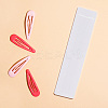 Paper Hair Clip Display Cards CDIS-WH0020-13-6
