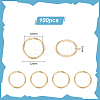 100Pcs 304 Stainless Steel Open Jump Rings STAS-UN0055-24-3