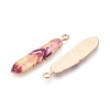 Alloy Enamel Pendants FIND-G078-34G-08-3
