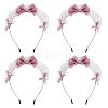 Cloth Bowknot Hair Bands for Women Girl OHAR-WH0029-12C-1