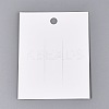 Gradient Color Cardboard Paper Jewelry Display Cards for Hair Clip Storage CDIS-N004-19-2