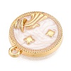 Alloy Enamel Pendants X1-ENAM-T021-03H-2
