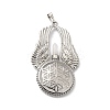 Natural Quartz Crystal Big Pendants G-R486-02P-09-2
