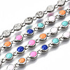Brass Enamel Chains CHC-T012-22P-1