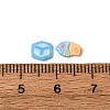 Handmade Polymer Clay Cabochons and Plastic Beads for DIY Jewelry Making Findings CLAY-B007-04I-3