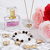 6Pcs 2 Styles Brass Micro Pave Cubic Zirconia Pendants ZIRC-BBC0003-08-4