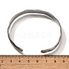 Non-Tarnish 304 Stainless Steel Cuff Bangles BJEW-K267-03P-5