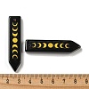 Natural Obsidian Moon Phase Pendants G-C145-01C-3