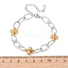 201 Stainless Steel Chain Bracelets BJEW-P378-01A-A-5