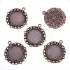 Zinc Alloy Pendant Settings for Cabochon & Rhinestone LS-PALLOY-A15290-R-LF-4
