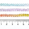 Transparent Painted Glass Beads Strands LS-DGLA-A034-T3mm-A12-3