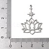 201 Stainless Steel Filigree Pendants LS-STAS-K298-04P-3
