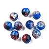 Transparent Crackle Acrylic Beads CACR-N002-15A-3