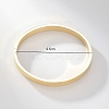 201 Stainless Steel Plain Bangles LH4419-2-3