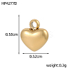 304 Stainless Steel Pendants STAS-OY017-43G-2