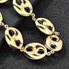 304 Stainless Steel Link Bracelets for Women LS-BJEW-P354-05G-2