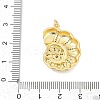 Brass Micro Pave Cubic Zirconia Pendants KK-H203-07G-3