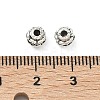 Tibetan Style Alloy Flower Spacer Beads X-TIBEB-O004-74-3