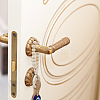 Wooden Beads Door Handle Pendant Decorations AJEW-WH0270-923B-5