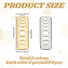 4Pcs 2 Colors Rack Plating Brass Moon Phase Bar Pendants KK-LP0001-59-2