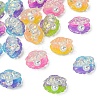 20Pcs Transparent Resin & Imitation Pearl Cabochons CRES-YW0001-48-3