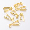 Brass Ice Pick Pinch Bails LS-KK-D318-G-NR-2