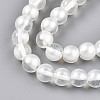 Baking Paint Transparent Glass Beads X1-DGLA-N011-10mm-01-3