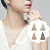 4Pcs 4 Colors Brass Micro Pave Cubic Zirconia Tube Bails KK-DR0001-17-6